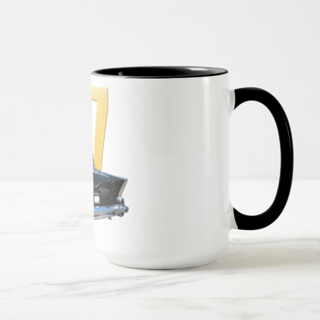 Hintere Ansicht 1957 der Chevrolet-Bel-Aires Tasse (Rechts)