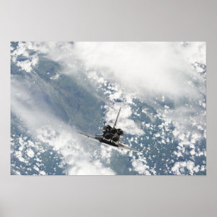 Hintere Ansicht der drei HauptMotoren Poster