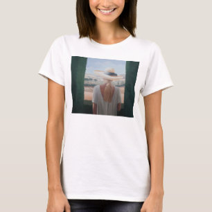 Hintere Ansicht Toskana 2012 des Mädchens T-Shirt