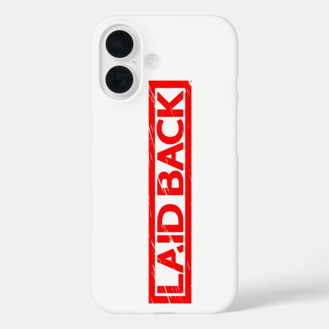 Hintere Briefmarke iPhone 16 Hülle (Rückseite)