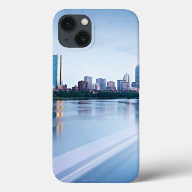 Hintere Bucht Bostons über Charles River Case-Mate iPhone Hülle (Rückseite)