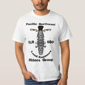 Hintere KLR Sache der Reitergruppenlogo-Front 2011 T-Shirt