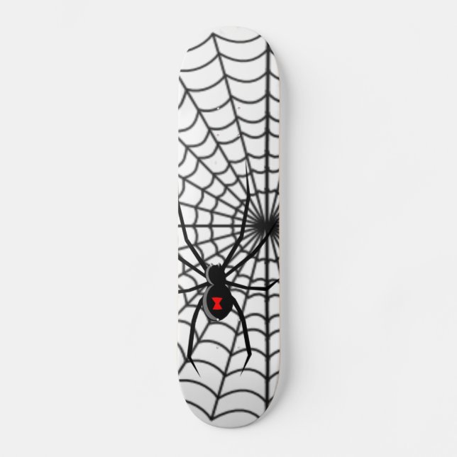 hintere Spinne des Rotes auf Netz Skateboard (Vorderseite)