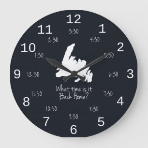 Hintere Zuhause-Zeit - MST Ausgabe Große Wanduhr
