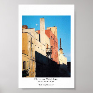 hinterer Gassen-Mondenschein Poster