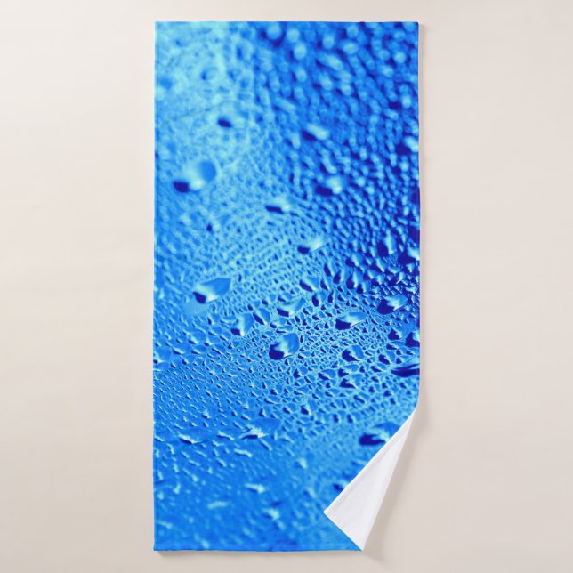 Hinterfenster aus nassem Glas Badehandtuch (Badehandtuch)