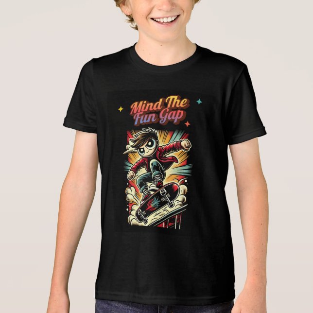 Hintergedanke der Fun Gap Tri-Blend Shirt (Vorderseite)