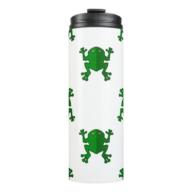 Hintergrund 7298Frog Thermosbecher (Vorderseite)
