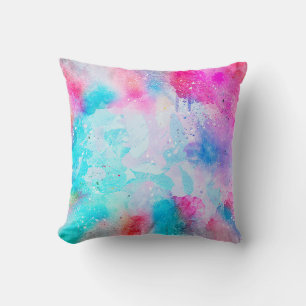 Hintergrund abstrakte Aquarellbilder Kissen