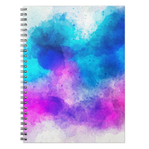 Hintergrund abstrakte Aquarellbilder Notizblock
