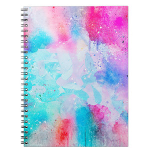 Hintergrund abstrakte Aquarellbilder Notizblock