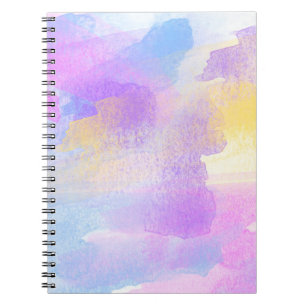 Hintergrund abstrakte Aquarellbilder Notizblock