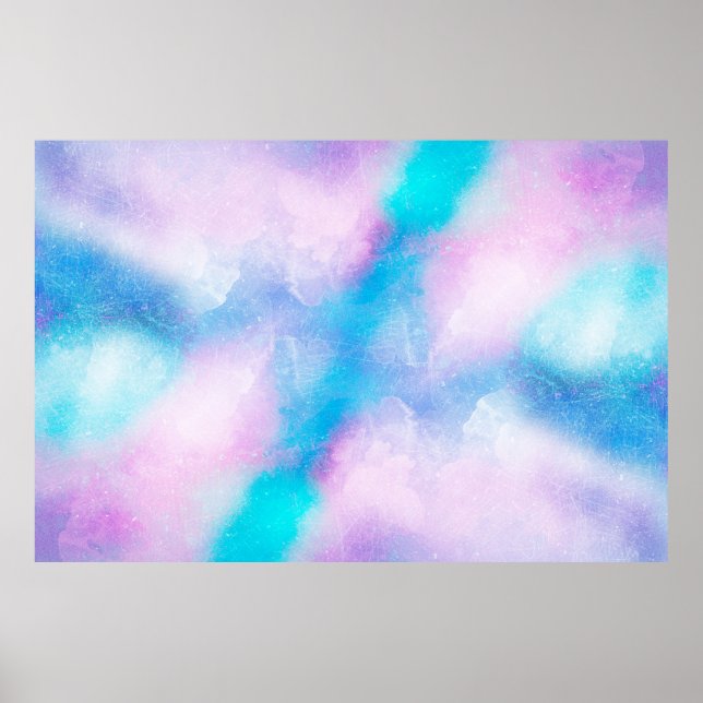 Hintergrund abstrakte Aquarellbilder Poster (Vorne)