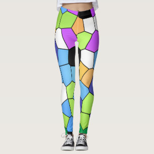Hintergrund abstrakter Kristalle Leggings