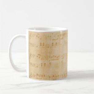 Hintergrund altes Vintage-Pergament Kaffeetasse