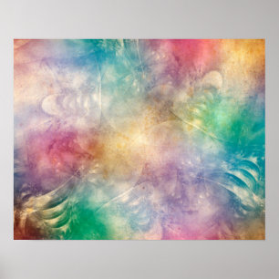 Hintergrund Antike Apophysis-Fraktale I Poster