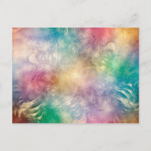 Hintergrund Antike Apophysis-Fraktale I Postkarte