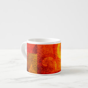 Hintergrund Antiquitätenspiralen Espressotasse