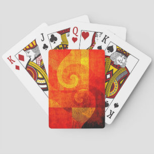 Hintergrund Antiquitätenspiralen Spielkarten