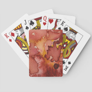 Hintergrund-Aquarell 3 Spielkarten