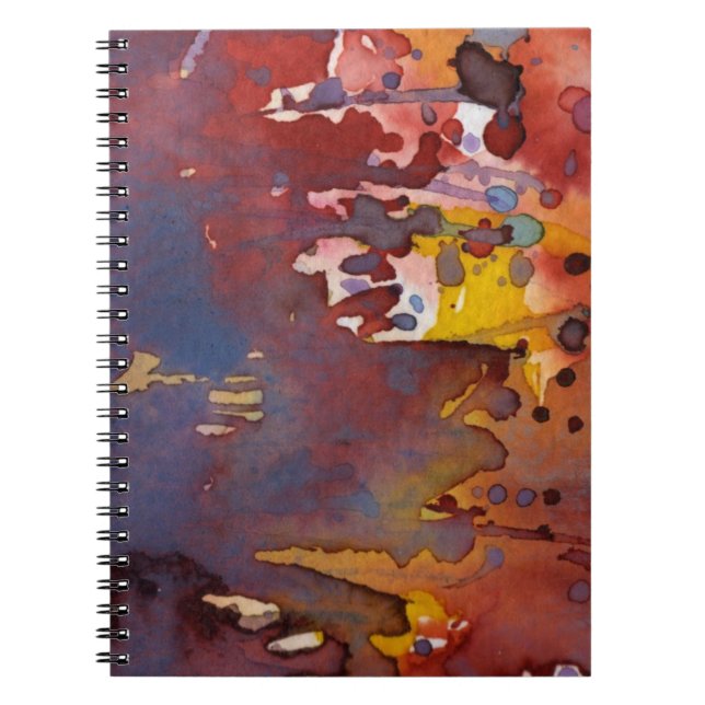 Hintergrund-Aquarell 8 Notizblock (Vorderseite)