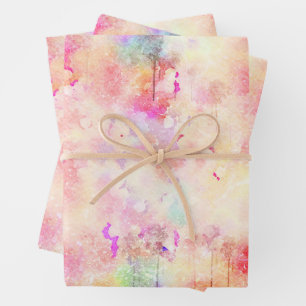 Hintergrund Art Abstrakt Geschenkpapier Set