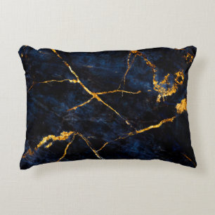 Hintergrund aus blauem Marmor, italienischer Marmo Dekokissen