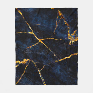Hintergrund aus blauem Marmor, italienischer Marmo Fleecedecke