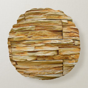 Hintergrund aus einem Naturstein, Architekt Rundes Kissen