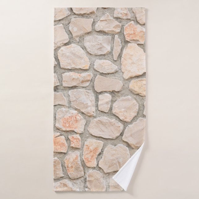 Hintergrund aus grauem Stein, Stein, Textur, Wand, Badehandtuch (Badehandtuch)