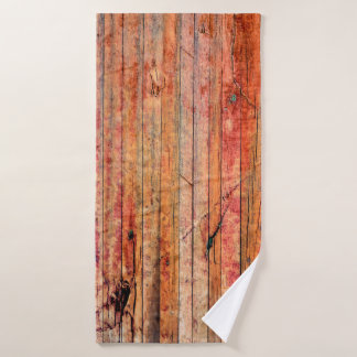 Hintergrund aus Holz, grungelig, abstrakt, antik, Badehandtuch