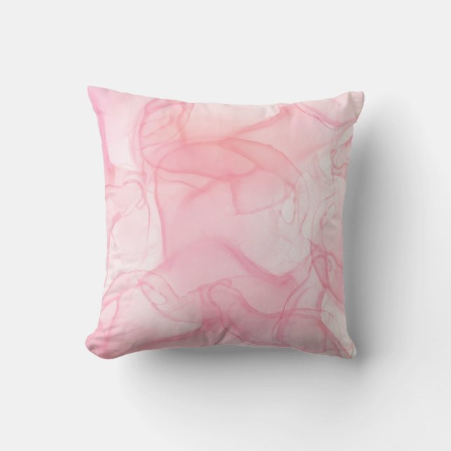 Hintergrund aus rosa Marmor, Hintergrund der flüss Kissen (Vorderseite)