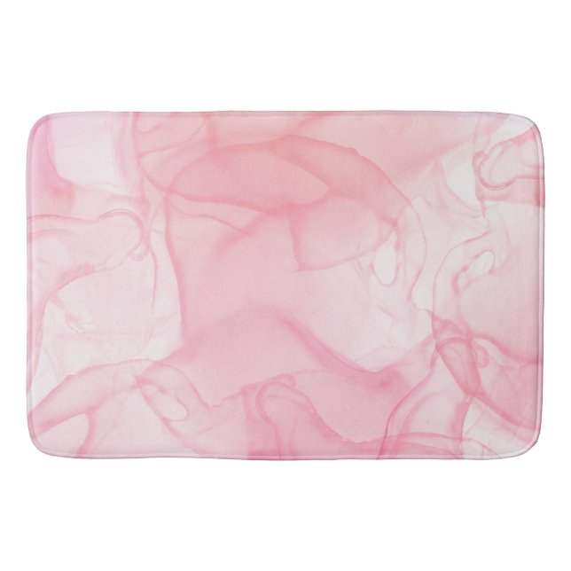 Hintergrund aus rosa Marmor, Hintergrund für flüss Badematte (Vorderseite)