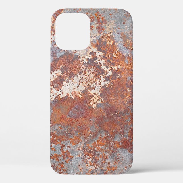 Hintergrund aus rostfreiem Metall Case-Mate iPhone Hülle (Rückseite)
