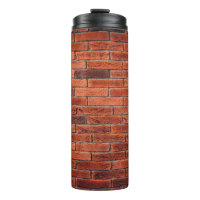 Hintergrund aus rotem Ziegelstein, Wand