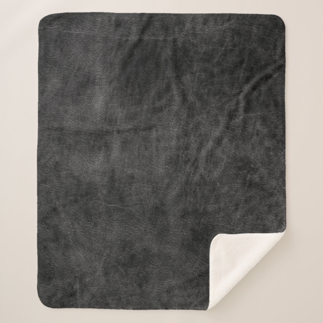 Hintergrund aus Textil-Leder Sherpadecke (Vorderseite)