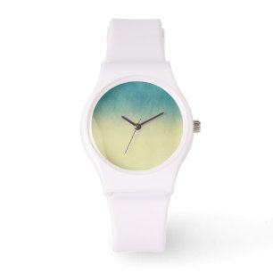 Hintergrund-Beschaffenheits-Aquarell-Papier Armbanduhr