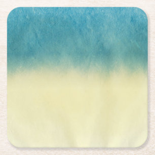 Hintergrund-Beschaffenheits-Aquarell-Papier Rechteckiger Pappuntersetzer