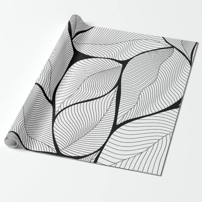 Hintergrund-Blätter Geschenkpapier (Ungerollt)