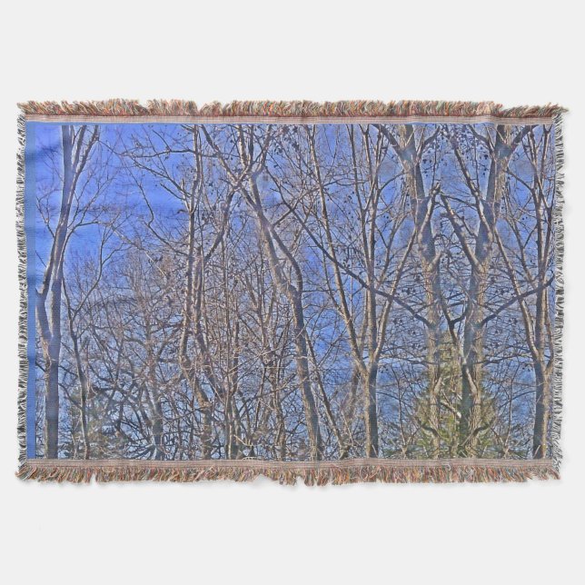 Hintergrund Blau Decke (Vorderseite)