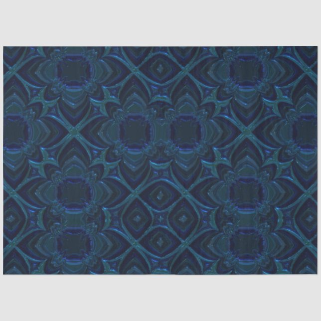 Hintergrund-Dekoration für Royal Blue Metal Seidenpapier (Vorderseite)