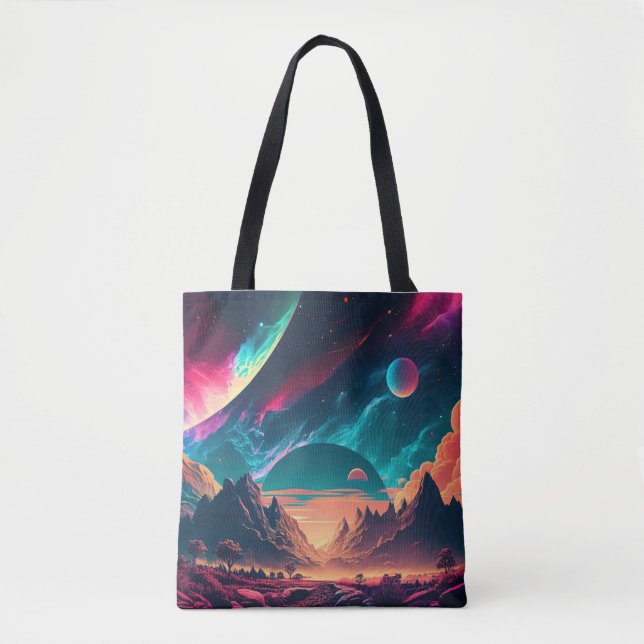 Hintergrund der Alien Tasche (Vorderseite)