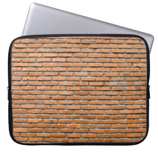 Hintergrund der alten, Vintagen Backsteinmauer, an Laptopschutzhülle
