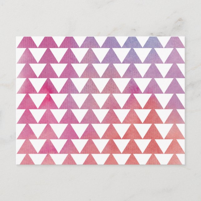 Hintergrund der Aquarellfarbe Postkarte (Vorderseite)