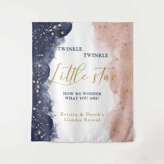 Hintergrund der Aufdeckung von Twinkle Gender, Nav Wandteppich (Vorderseite)