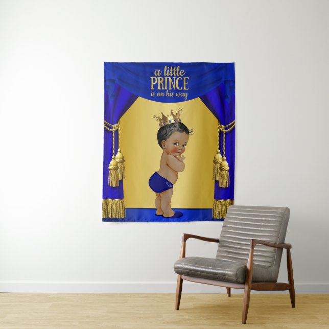 Hintergrund der Banner für das Ethnic Prince Baby Wandteppich (Beispiel)