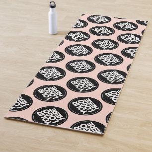 Hintergrund der beruflichen Rosa-Wiederholung von  Yogamatte