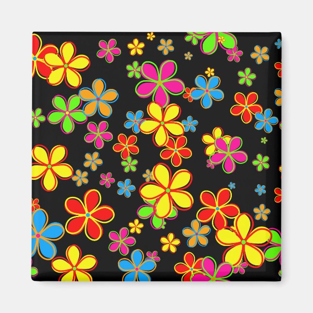 Hintergrund der Blume Magnet (Vorne)