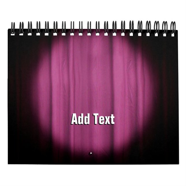 Hintergrund der Bühne im Spotlight Center Kalender (Titelbild)