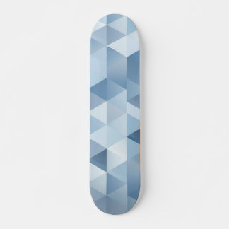 Hintergrund der Dreiecke in blau und grau Skateboard